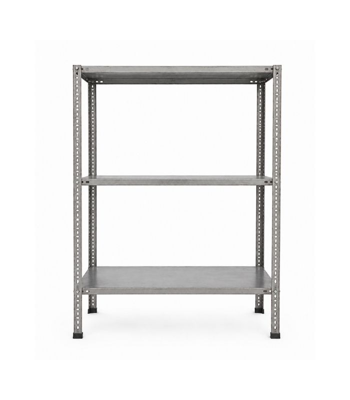 3 Katlı Galvaniz Çelik Raf Sistemi | Depo, Arşiv, Kiler ve İşyeri Rafı
