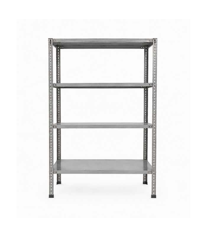 4 Katlı Galvaniz Çelik Raf Sistemi | Depo, Arşiv, Kiler ve İşyeri Rafı