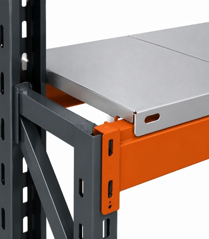 Hafif Rack Raf Sistemi | Çelik Depo Rafı | 300-350 Kg Taşıma Kapasiteli Depolama Rafı
