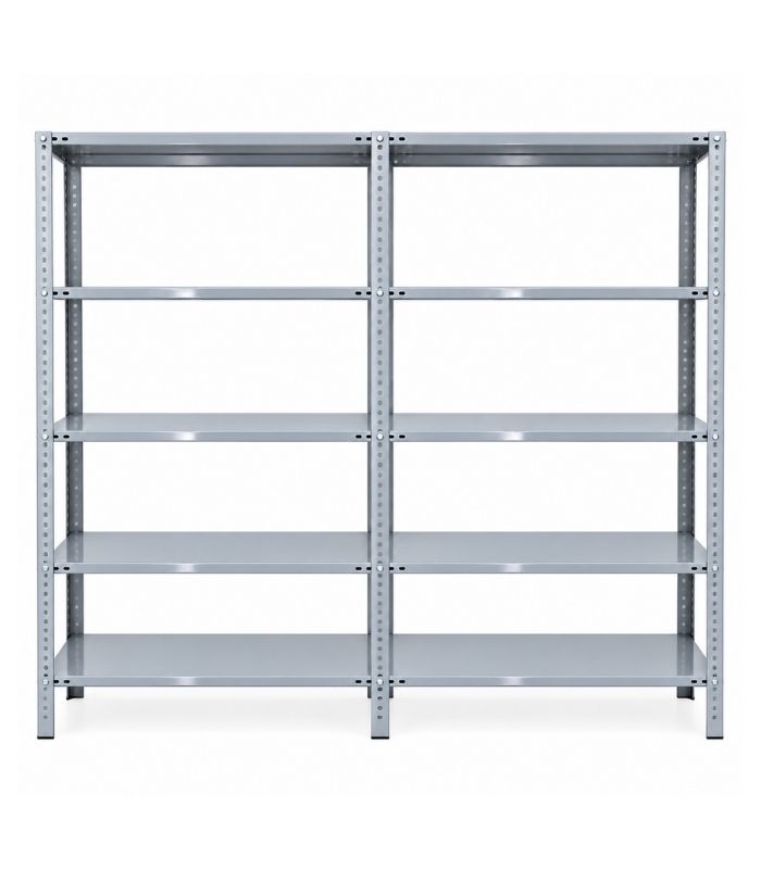 Tekli Çelik Raf 31x93x200 cm (D×G×Y) – 10 Raflı Civatalı Raf Sistemi | Depo, Arşiv, Kiler ve İşyeri Rafı